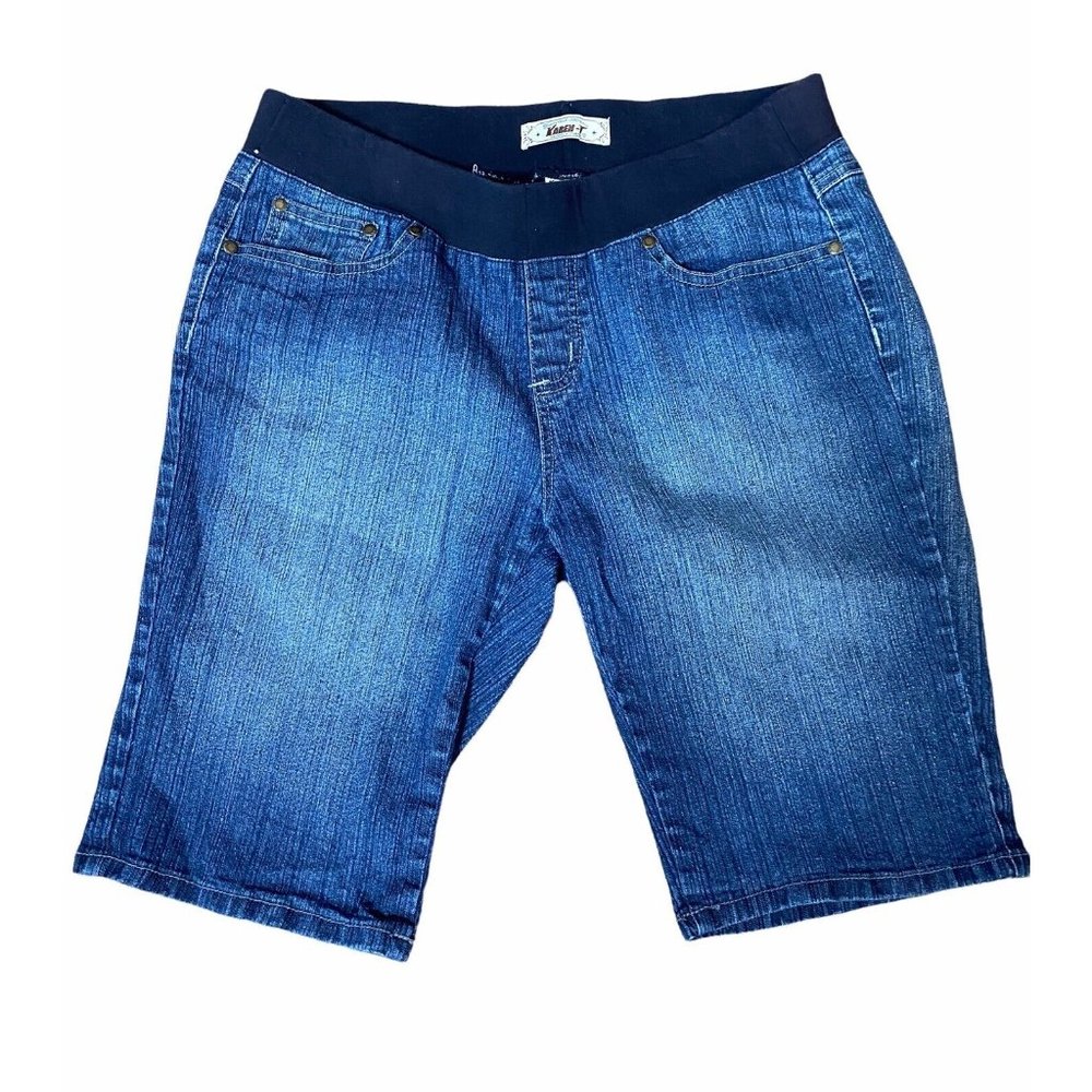 Women’s Karen T Maternity Denim Jeans Size M SHORT leg 19" inseam